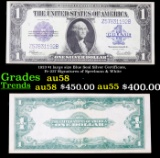 1923 $1 large size Blue Seal Silver Certificate, Fr-237 Signatures of Speelman & White Grades Choice