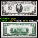 1934 $20 Green Seal Federal Reserve Note (Philadelphia, PA) FR-2054C Grades Choice CU