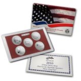 2010 America the Beautiful Quarters Silver Proof Set - 5 pc set Low mintage.