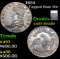 1834 Capped Bust Half Dollar 50c Graded au53 details By SEGS