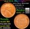 ***Auction Highlight*** 1917-s Lincoln Cent Near TOP POP! 1c Graded ms65+ rb By SEGS (fc)