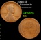 1918-d Lincoln Cent 1c Grades f+