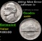 1983-p  Jefferson Nickel Mint Error 5c Grades GEM++ Unc
