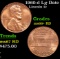 1960-d Lg Date Lincoln Cent 1c Grades GEM++ RD