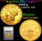 ***Auction Highlight*** 1899-p Gold Liberty Double Eagle $20 Graded au53 details By SEGS (fc)