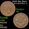 1842 Sm Date Braided Hair Large Cent 1c Grades f+