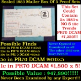 Original sealed box 5- 1983 United States Mint Proof Sets.