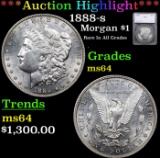 ***Auction Highlight*** 1888-s Morgan Dollar $1 Grades ms64 By SEGS (fc)