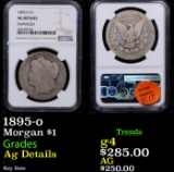 1895-o Morgan Dollar $1 Graded AG Details By NGC