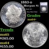 1883-o Morgan Dollar $1 Graded ms64+ By SEGS