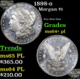 1898-o Morgan Dollar $1 Grades Choice Unc+ PL