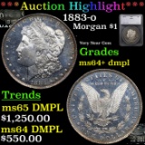***Auction Highlight*** 1883-o Morgan Dollar $1 Graded ms64+ dmpl By SEGS (fc)