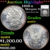 ***Auction Highlight*** 1898-s Morgan Dollar 1 Graded ms63+ By SEGS (fc)