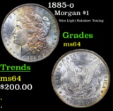 1885-o Morgan Dollar $1 Grades Choice Unc