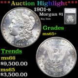 ***Auction Highlight*** 1901-s Morgan Dollar $1 Graded ms65+ By SEGS (fc)