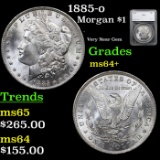 1885-o Morgan Dollar $1 Graded ms64+ By SEGS