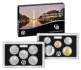2017 United States Mint Silver Proof Set; 10 pcs, about about 1.4 ounces of pure silver.