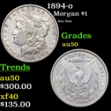 1894-o Morgan Dollar 1 Grades AU, Almost Unc