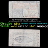 New Jersey Colonial Currency April 16th, 1764 3 Pounds (£3) Fr-NJ168 Printed By Ja. Parker Grades xf