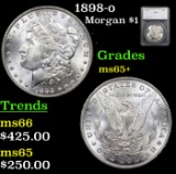 1898-o Morgan Dollar $1 Graded au55 details By SEGS