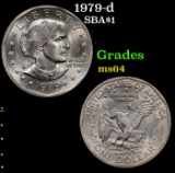 1979-d Susan B. Anthony Dollar $1 Grades Choice Unc