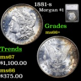 1881-s Morgan Dollar $1 Graded ms66+ By SEGS