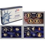 2008 Mint Proof Set In Original Case! 14 Coins Inside!