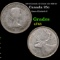 1964 Canada 25 Cents 25c KM-52 Grades xf+