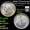 1936 Cleveland Old Commem Half Dollar 50c Graded ms65+ By SEGS