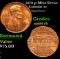 1972-p Lincoln Cent Mint Error 1c Grades GEM+ Unc RB