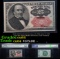 1870's US Fractional Currency 25c Fifth Issue Fr-1308 Long Key Robert Walker Secretary of the Treasu