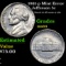 1981-p Jefferson Nickel Mint Error 5c Grades Choice Unc