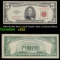 1963 $5 Red Seal Legal Tender Note, Graham/Dillon Grades vf+
