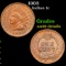 1903 Indian Cent 1c Grades au details