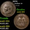 1874 Indian Cent 1c Grades Select Unc BN