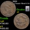 1811 Classic Head half cent 1/2c Graded g6 By SEGS