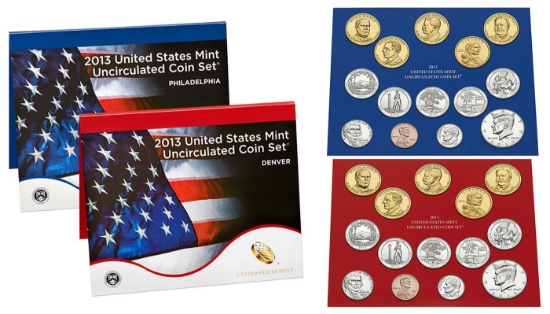 2013 United States Mint Set in Original Government Packaging! 28 Coins Inside!