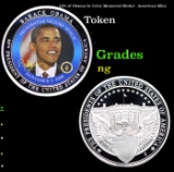 Life of Obama In Color Memorial Medal - American Mint