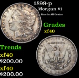 1899-p Morgan Dollar $1 Grades xf