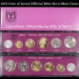 1972 Coin of Israel Official Mint Set 6 Mint Coins