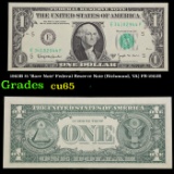 1963B $1 'Barr Note' Federal Reserve Note (Richmond, VA) FR-1902E Grades Gem CU