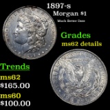 1897-s Morgan Dollar $1 Grades Unc Details