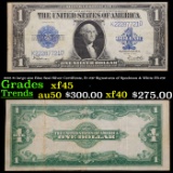 1923 $1 large size Blue Seal Silver Certificate, Fr-237 Signatures of Speelman & White FR-237 Grades