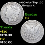1900-o/cc Top 100 Morgan Dollar $1 Grades f+