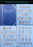 Partial Jefferson 5c Whitman book #1, 1940-1959. 24 coins in total, including most of the wartime si