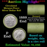 ***Auction Highlight*** Manufactures Hanover Trust Shotgun 1889 & 'P' Ends Mixed Morgan/Peace Silver