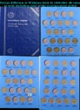 Partial Jefferson 5c Whitman book #1, 1938-1961. 40 coins in total, including most of the wartime si