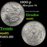 1900-p Morgan Dollar $1 Grades GEM Unc