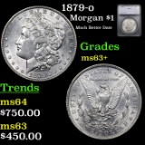 1879-o Morgan Dollar $1 Graded ms63+ By SEGS