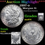 ***Auction Highlight*** 1897-o Morgan Dollar $1 Graded ms64 By SEGS (fc)